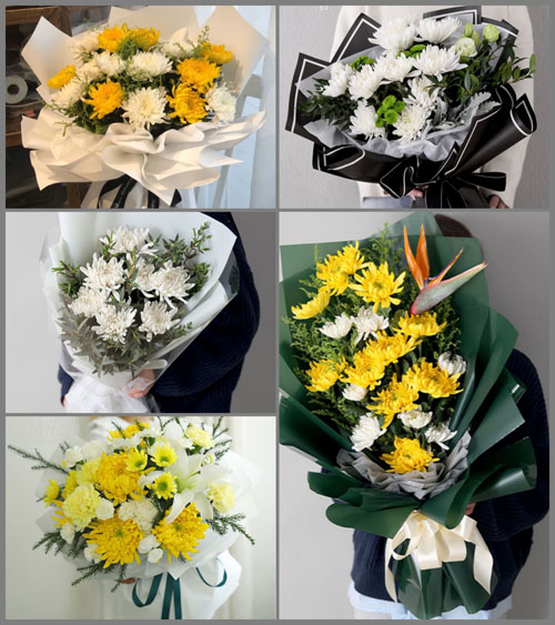 贵州六盘水水城县顺场乡高枧槽村白事花束代送